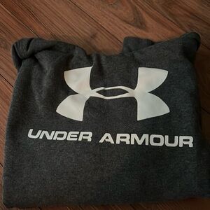 Gray Under Armour Hoodie
